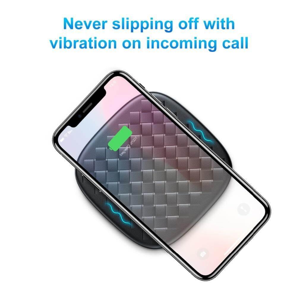 Luxury Ultra Thin Grid Pattern Breathable Wireless Charger