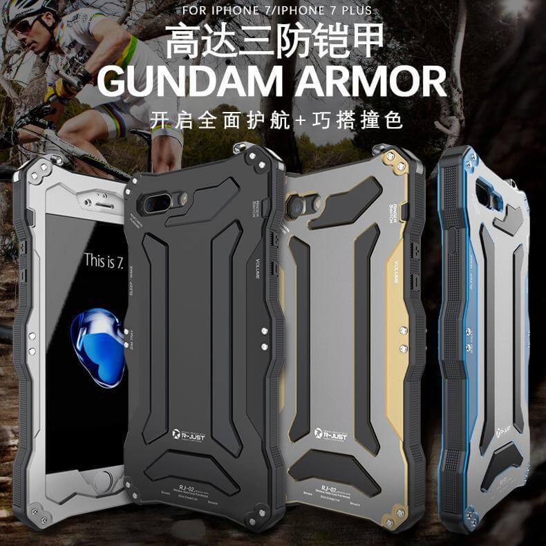 Luxury Waterproof Aluminum Armor Iphone Case