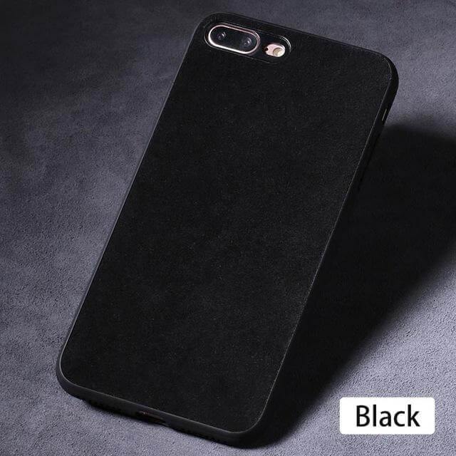 Luxury Suede Leather Iphone Cases
