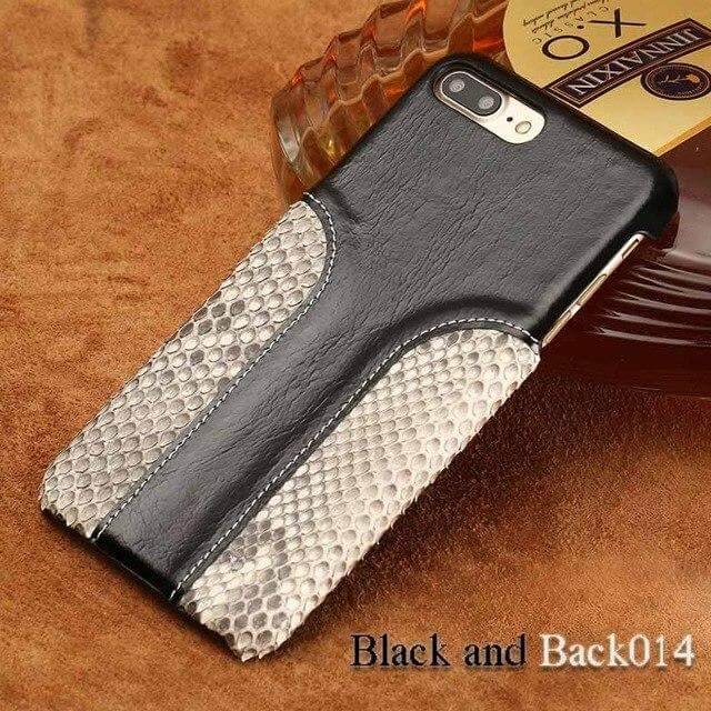 Luxury Snake Skin Leather Iphone Case