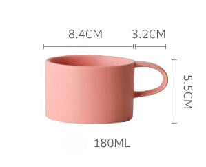 Nordic Colorful Elegant Matte Coffee Mugs