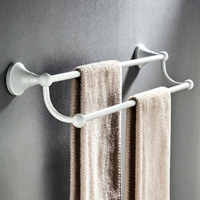 Wall-Mounted Bathroom Accessories Holder Set