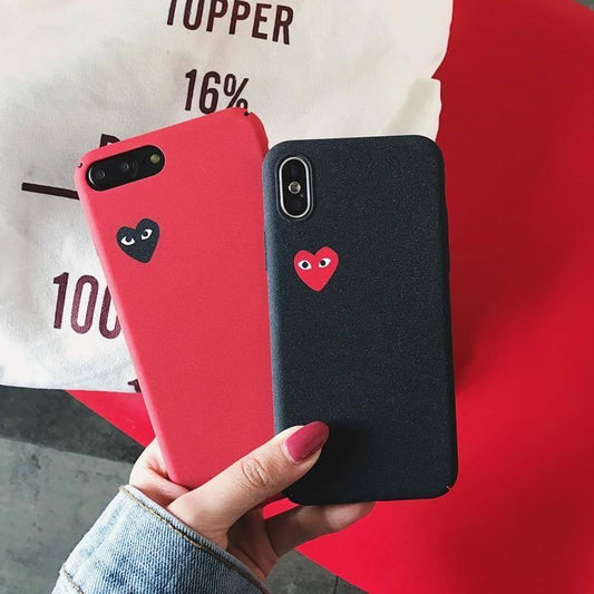 Hard Matte Love Solid Iphone Cases