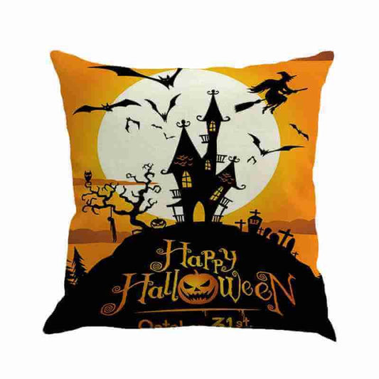 Scary House Halloween Pillow Cases