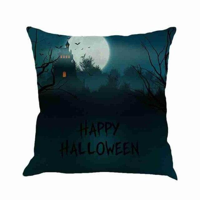 Scary House Halloween Pillow Cases