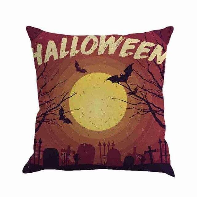 Scary House Halloween Pillow Cases