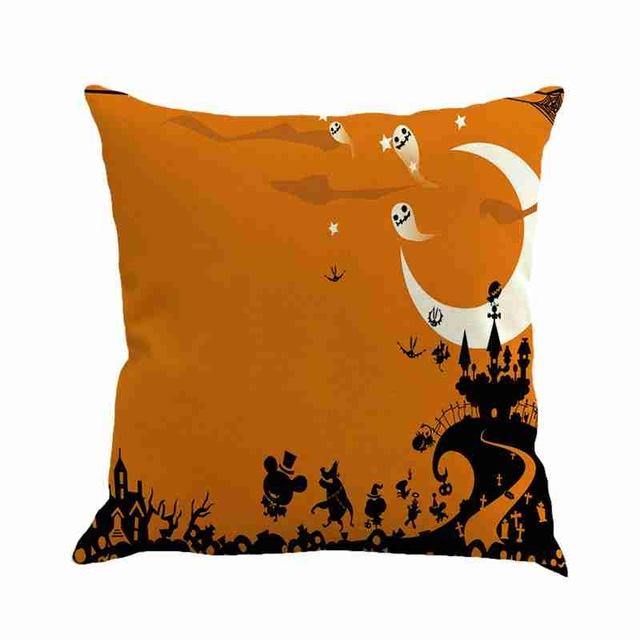 Scary House Halloween Pillow Cases