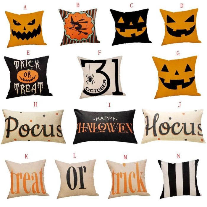 Scary Halloween Ghosts Pillow Cases