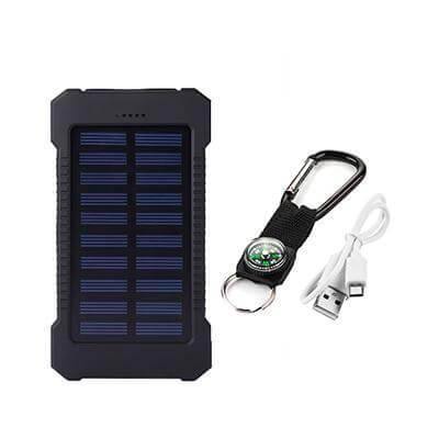 Waterproof  20000mAh Solar Charger PowerBank