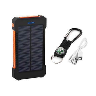 Waterproof  20000mAh Solar Charger PowerBank