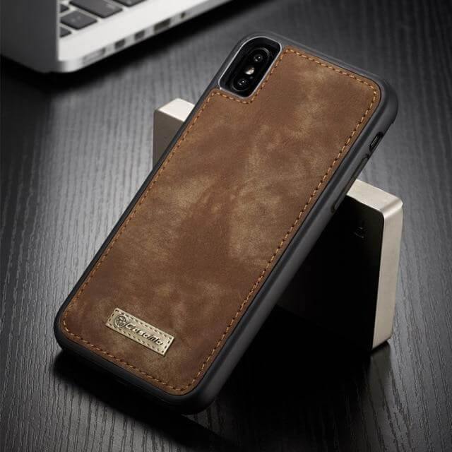 Vintage Leather Magnetic Iphone Case