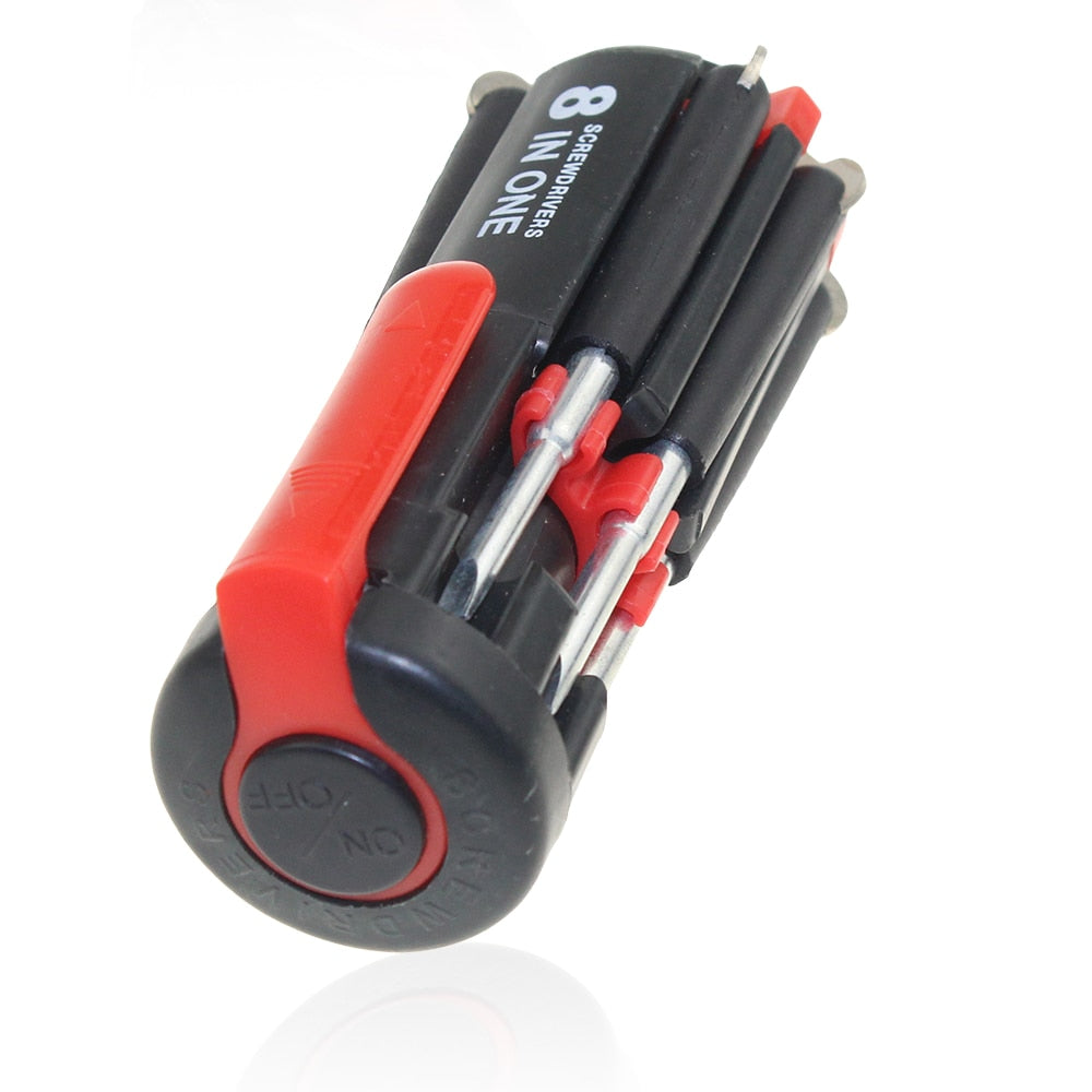 8in1 LED Foldable Screwdriver Set