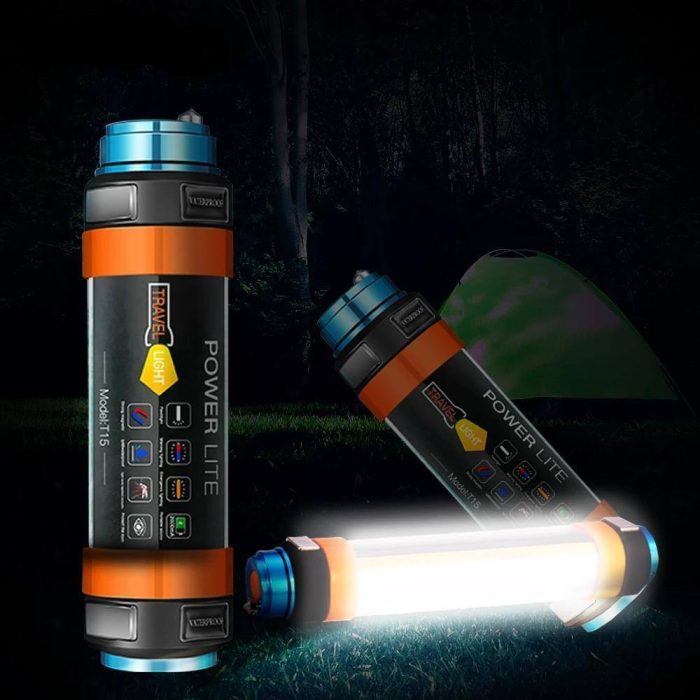 LED Camping Tent Waterproof Rechargeable Light