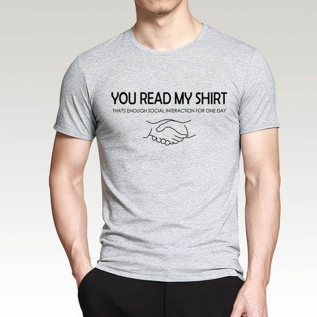 You read my t-shirt Funny T-shirt
