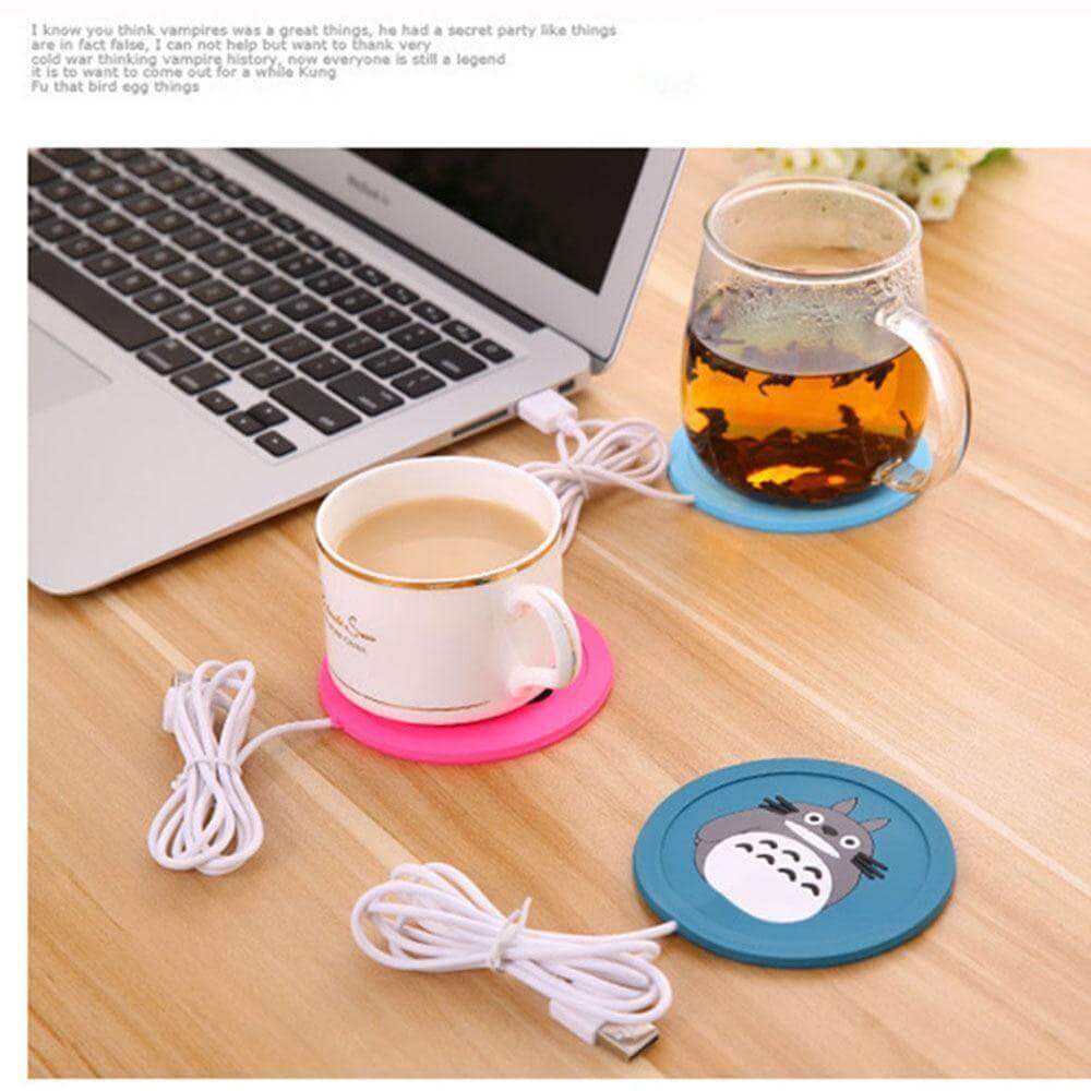 USB Cute Silicone Coffee Heater Tray