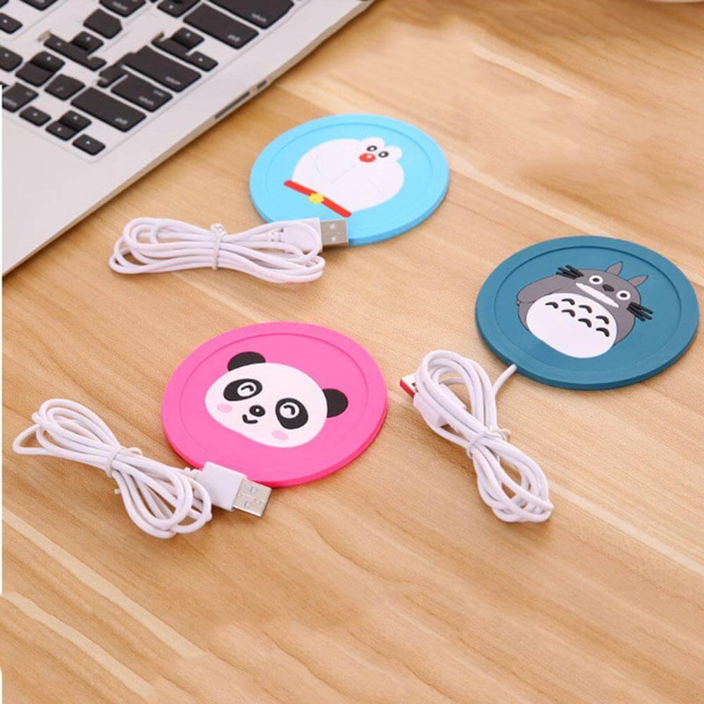 USB Cute Silicone Coffee Heater Tray