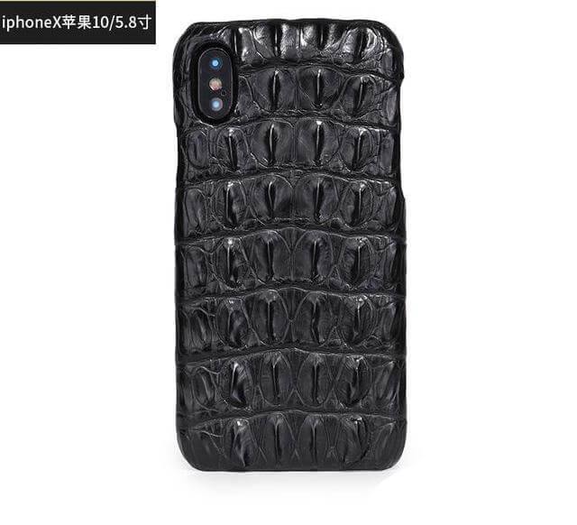 Luxury Natural Crocodile Skin Case for iPhone Models