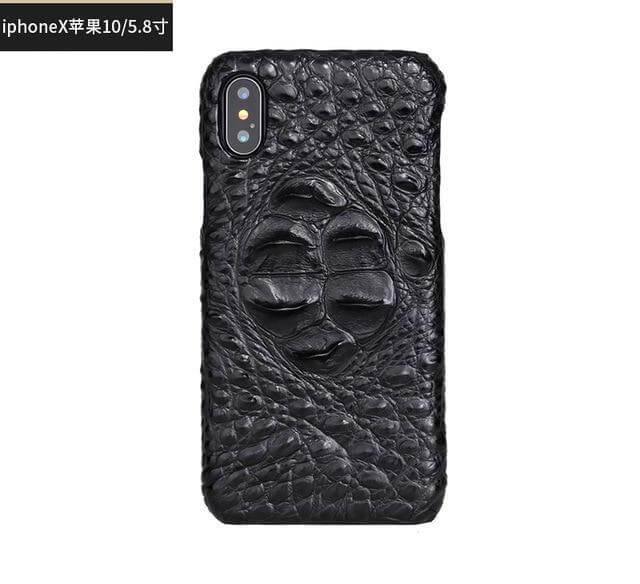 Luxury Natural Crocodile Skin Case for iPhone Models