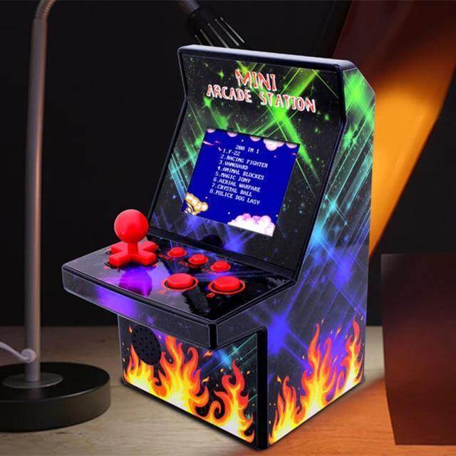 8-Bit Mini Arcade Games WITH Built-in 200 Classic Games