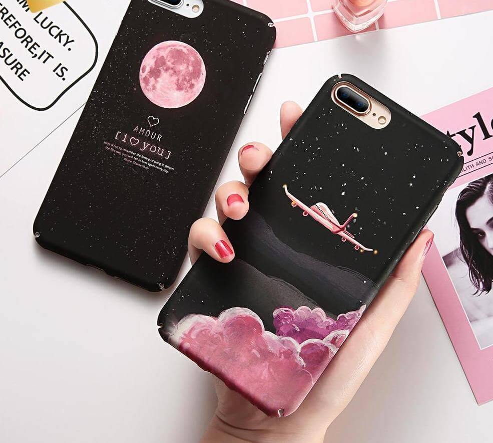 Love Pink Hard iPhone Cases