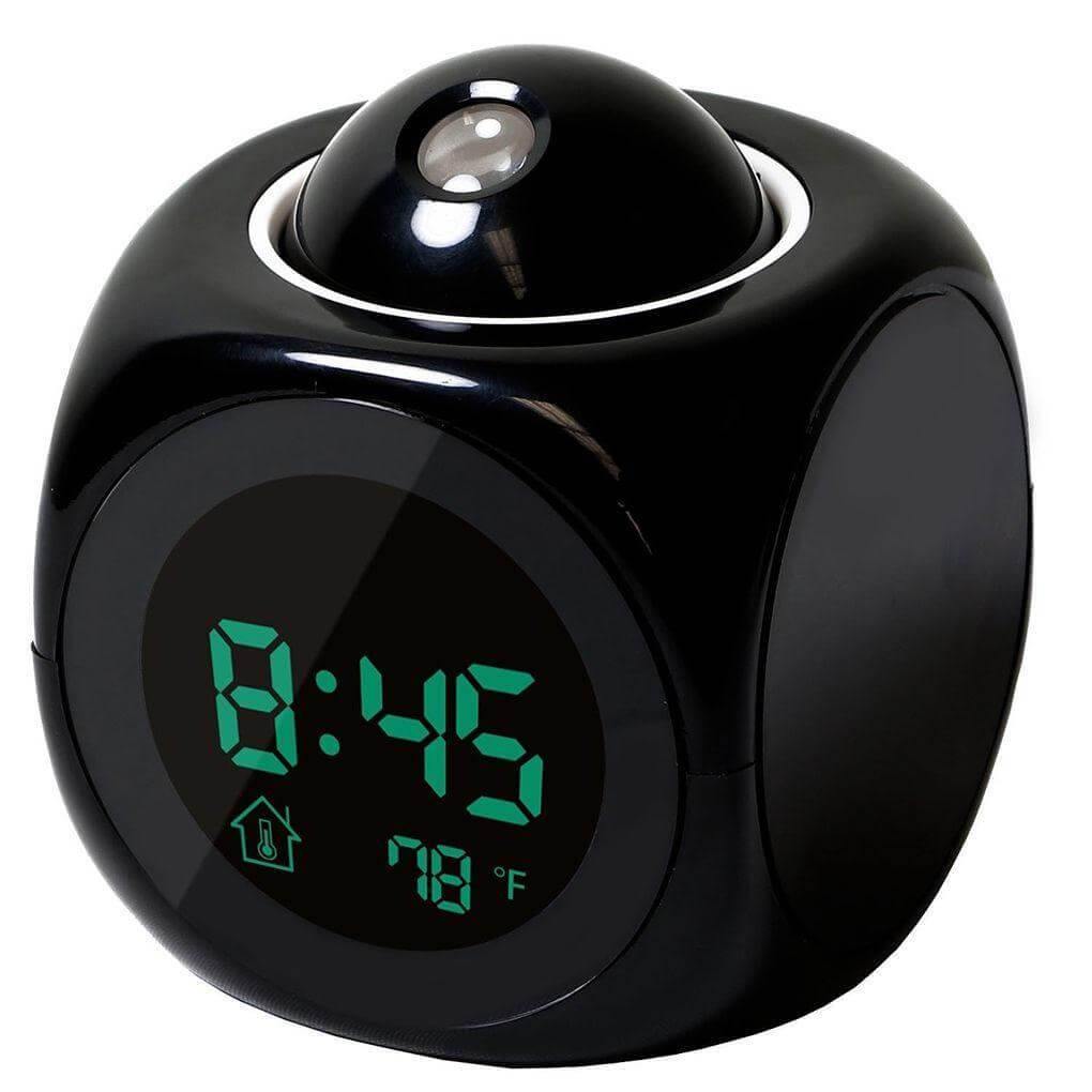 LCD Projection Display Digital Alarm Clock