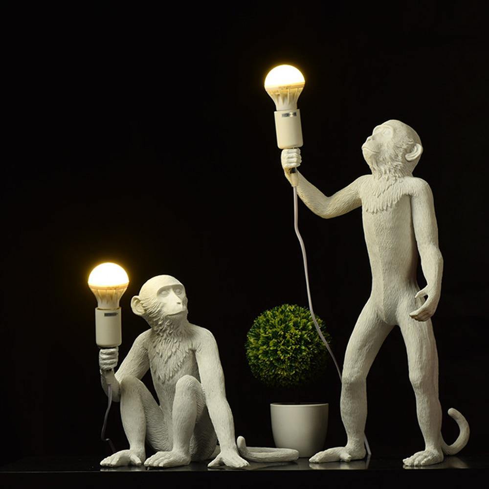 Modern Black Pendant Monkey Lamp - UTILITY5STORE