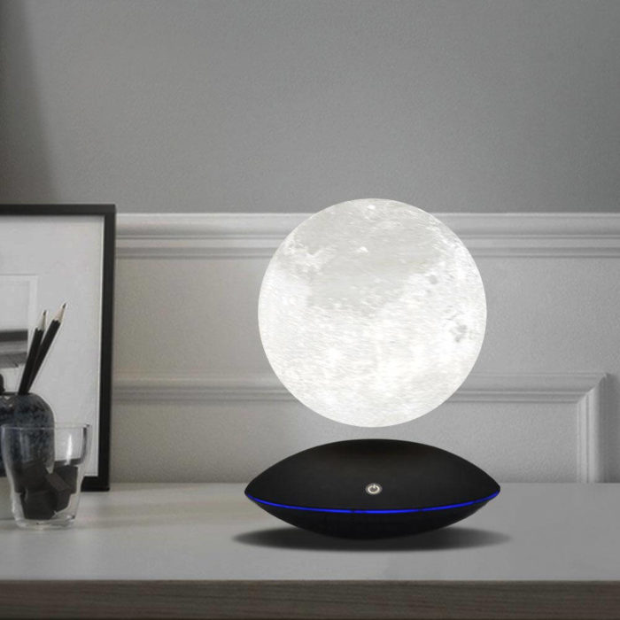 Magnetic Levitating 360 Rotating Moon Night Lamp