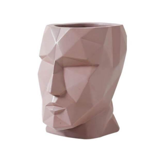 Nordic Style Modeling Geometric Lines People Face Vase Home Modern Decoration