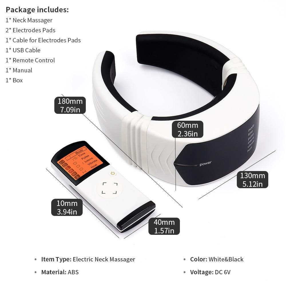 Electric Pulse Neck Massager with remote