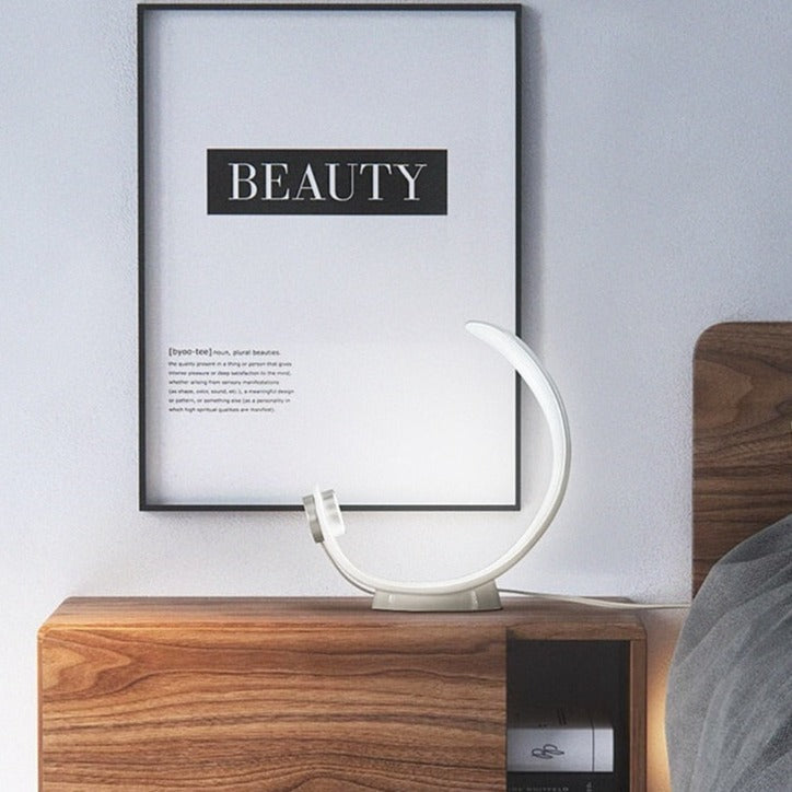 Modern Nordic Curl Table LED Lamp