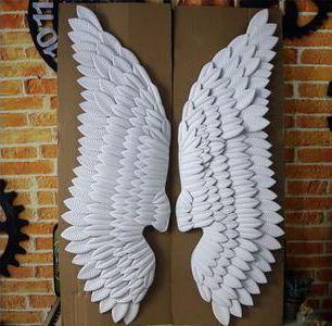 Iron Angel Wings Wall Decor