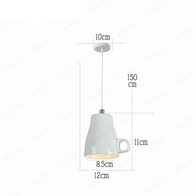 Nordic Ceramic Tea Cup Light