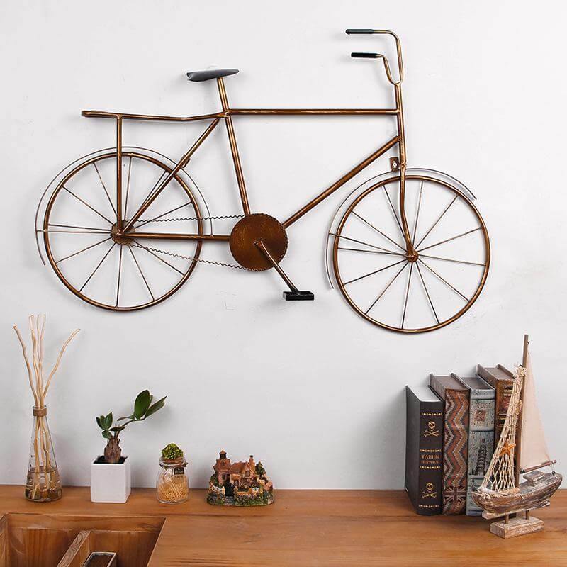 Vintage Iron Retro Bicycle Home Decor