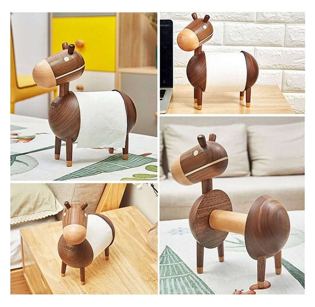 Animal Donkey Toilet Paper Holder