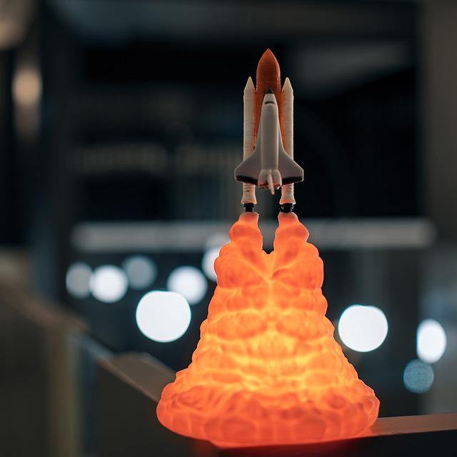 3D Print Space Shuttle Night Lamp - UTILITY5STORE
