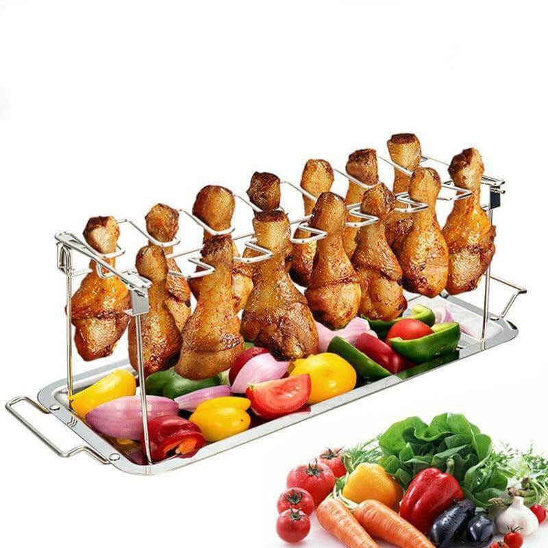 Stainless Steel Chicken Wing Rack