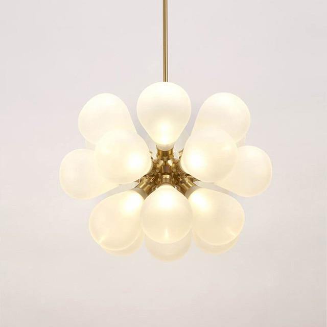 Glass Bubbly Parlor Pendant Lamp