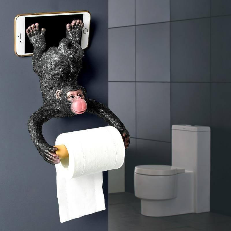 Monkey Toilet Paper Holder