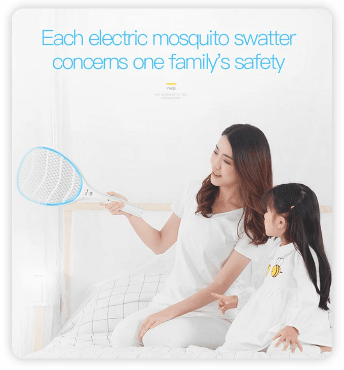 Electric Mosquito Bug Zapper Racket