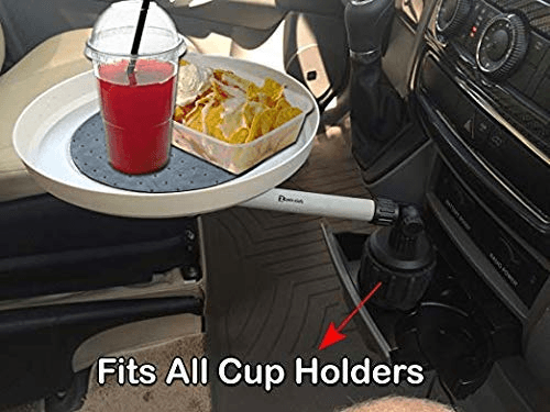 Multifunctional Adjustable Rotating Car Food Tray