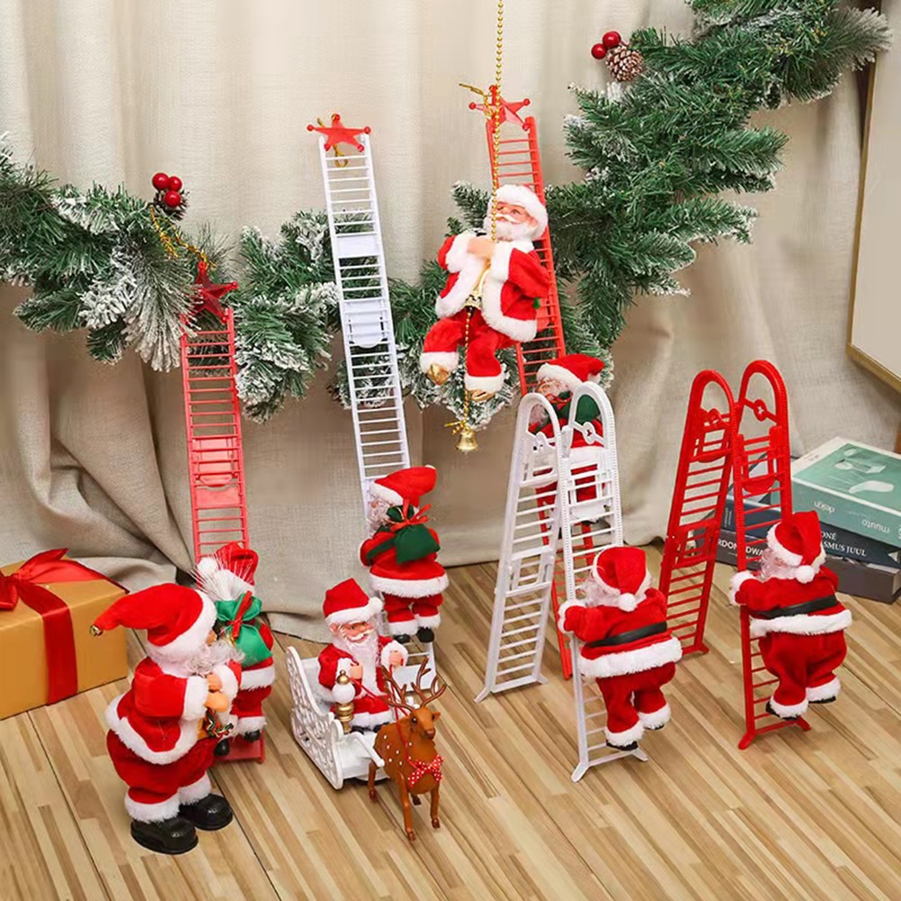 Electric Christmas Santa Claus Decor Toys
