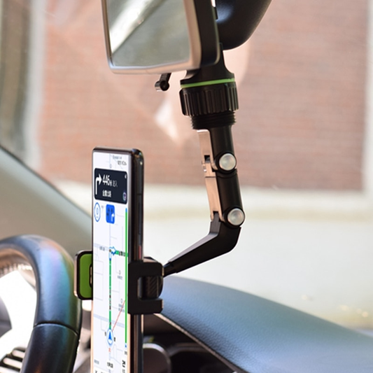 360 Rotatable Rear-View Mirror Phone Holder - UTILITY5STORE