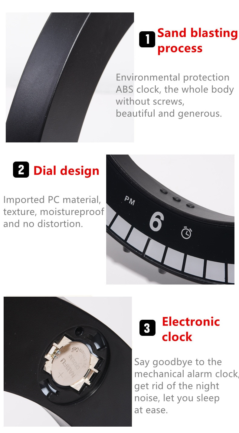 Modern Digital Photoreceptive LED Wall Clock - UTILITY5STORE