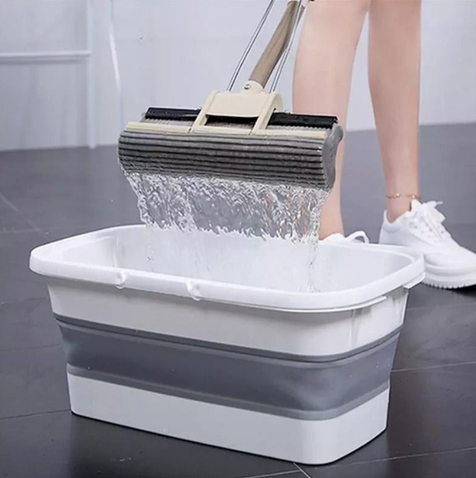Foldable Silicone Mop Bucket