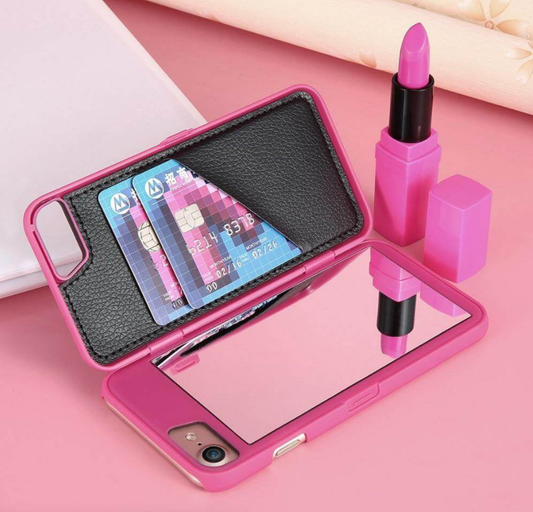 Make-up Mirror Wallet iPhone Case