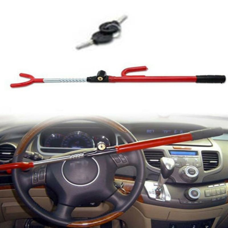 Anti-Theft Car Steering Wheel Retractable Safety Lock