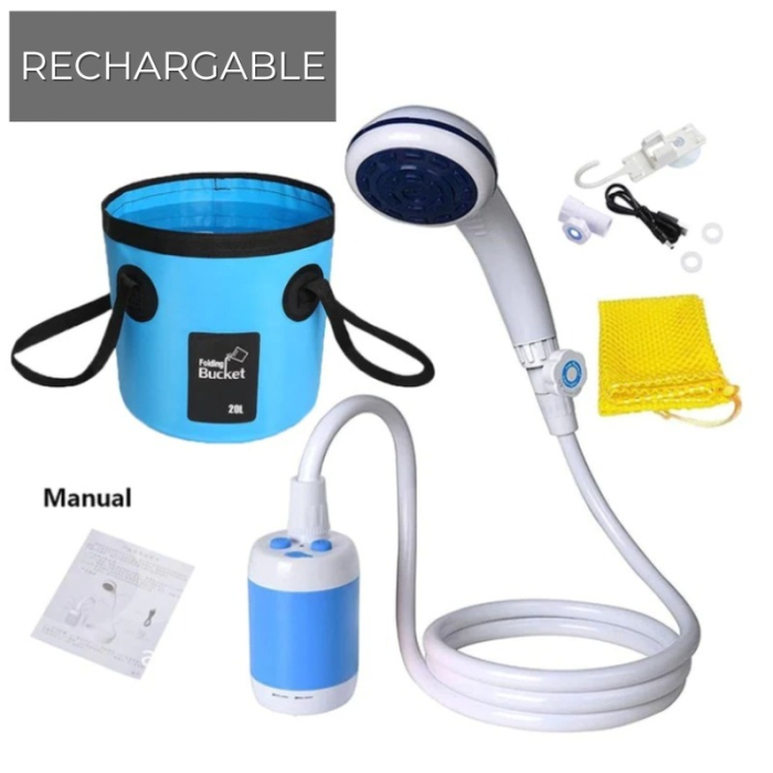 Portable Electric Outdoor Camping Shower Set