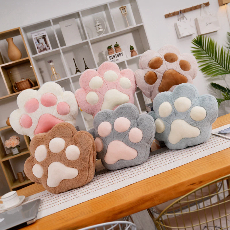 Fluffy Bear Paw Hand Warmer Pillow - UTILITY5STORE