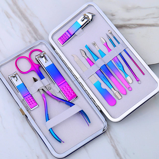 Deluxe Detail Stainless Steel Manicure Tool Set