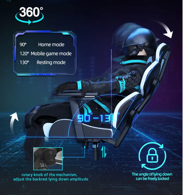 5D Pro-Gamer Adjustable Gaming Chair